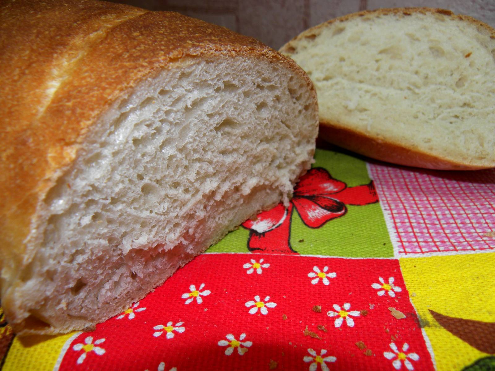 Хлеб белый бездрожжевой